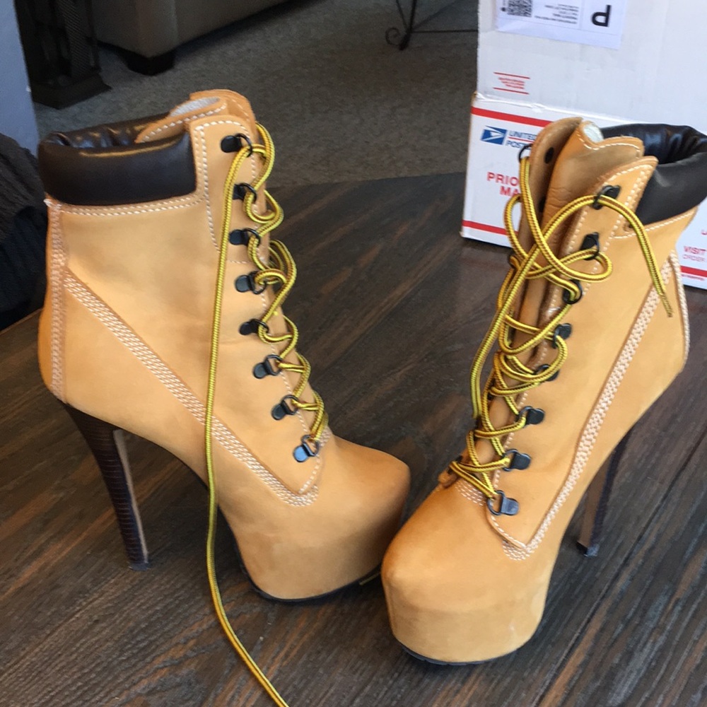 Timberland look alike heels brand is zigi